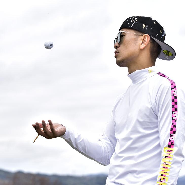 ゴルフウェア メンズ アンダーシャツ ブランド ゴルフ メンズ アンダーウェア インナーウェア DIVINER GOLF モックネック アンダーシャツ ホワイト 白 | DIVINER GOLF | 03