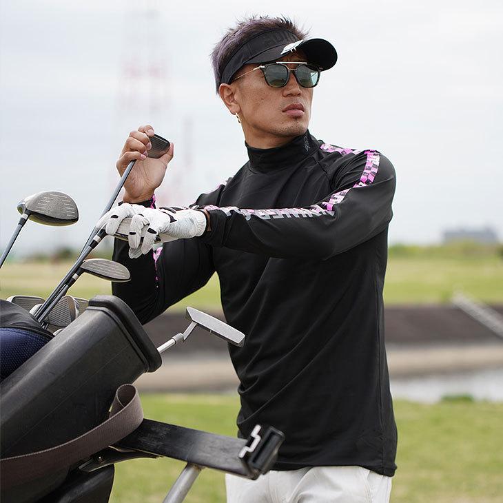 ゴルフウェア メンズ アンダーシャツ ブランド ゴルフ メンズ アンダーウェア インナーウェア DIVINER GOLF モックネック アンダーシャツ ホワイト 白 | DIVINER GOLF | 07