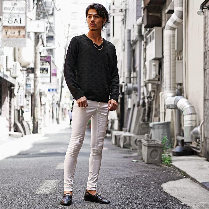 Vネック セーター メンズ ニット メンズ ニットセーター メンズ ニット 長袖 黒 ブラック 白 ホワイト グレー ネイビー 薄手 総柄 秋 秋服 秋物 秋冬 649 Joker By Evergreen 通販 Yahoo ショッピング