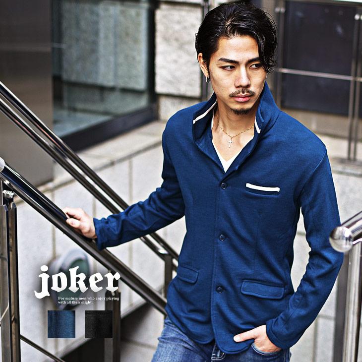 joker テーラードジャケット メンズ 立ち襟 ジャケット joker テーラードジャケット メンズ 立ち襟 ジャケット