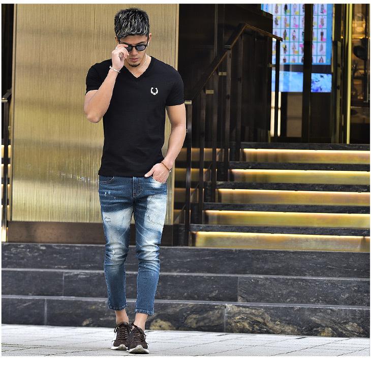 開店記念セール アンクルパンツ メンズ デニム ジーパン ジーンズ アンクルデニム スキニーパンツ スキニーデニム アンクル丈 ストレッチ 伸縮 大人 Somediff Smdf サムディフ7 590円 Aynaelda Com