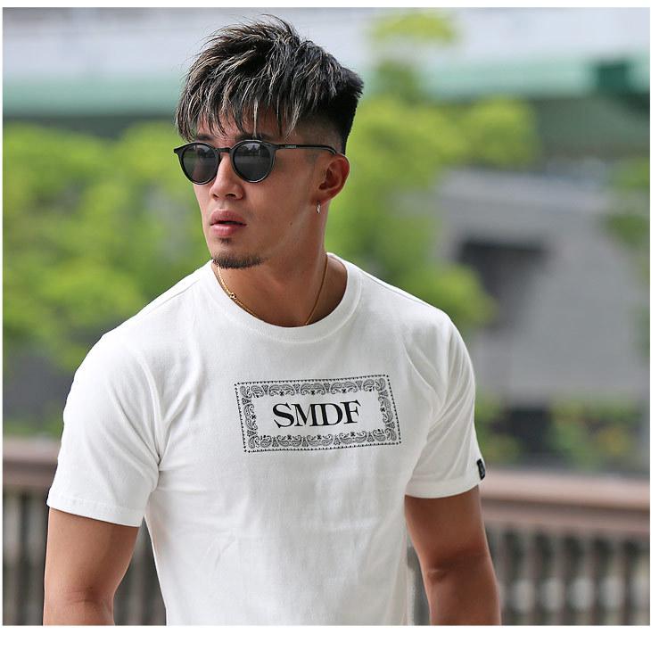 ブランド Tシャツ メンズ おしゃれ 半袖 カットソー 半袖tシャツ タイト 細め クルーネック Uネック ロゴ 春 春服 春物 Somediff Smdf サムディフ Joker By Evergreen 通販 Yahoo ショッピング