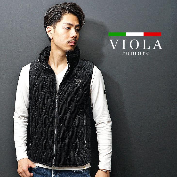 送料無料 ヴィオラ Viola Rumore ビオラ 中綿ベスト メンズ ベスト アウター コーデュロイ キルティング 黒 白 おしゃれ 防寒 防寒着 ジャケット Joker By Evergreen 通販 Yahoo ショッピング