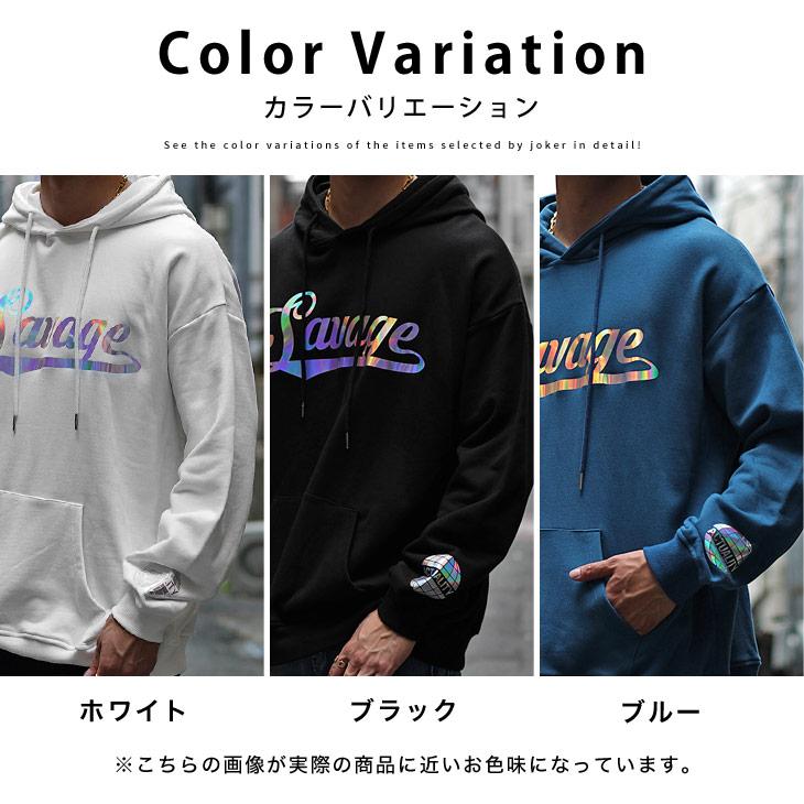 プリント パーカー メンズ オーバーサイズ 大きいサイズ プル