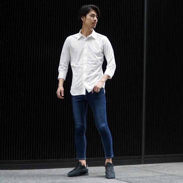 送料無料 シャツ メンズ 長袖 春夏 冷感 カジュアルシャツ メンズ ストレッチ ワイシャツ メンズ クールビズ 白シャツ ビジネス カジュアル 春服 Joker By Evergreen 通販 Paypayモール