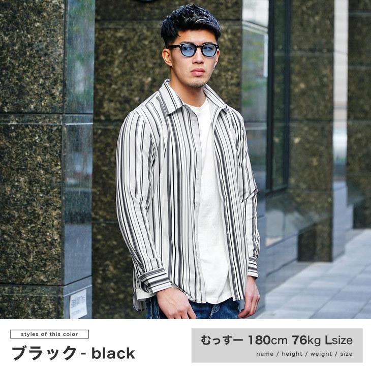 最新作 シャツ メンズ ストレッチ ワイシャツ ストライプシャツ 長袖シャツ Yシャツ ビジネスシャツ オシャレ 爽やか キレイめ マッチョ 春 春服 春物 春3 850円 Aynaelda Com