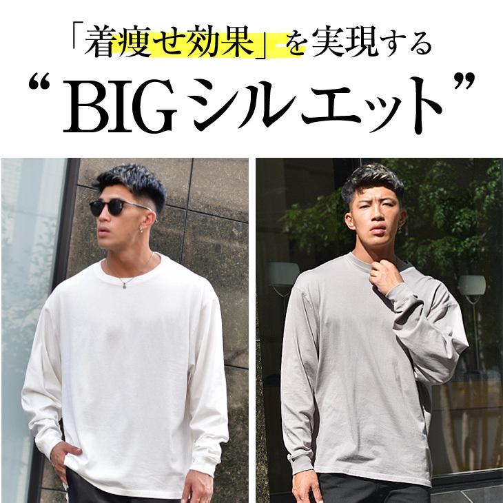 送料無料 Tシャツ メンズ 長袖 ビッグtシャツ クルーネック オーバーサイズ メンズ 無地 ロンt ストリート 大きいサイズ Ll Xl インナー 春 春服 春物 Joker By Evergreen 通販 Paypayモール