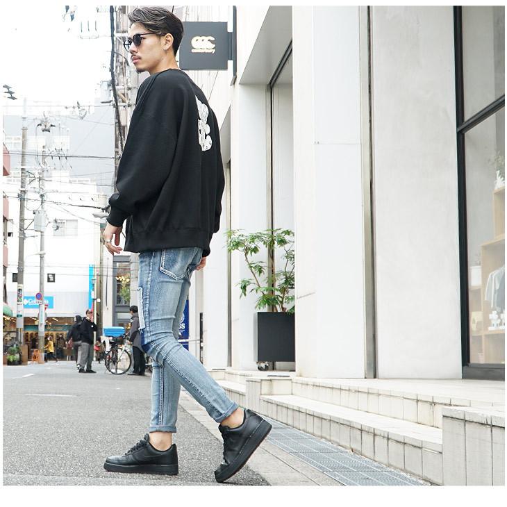 トレーナー メンズ おしゃれ 黒 ストリート系 ファッション 長袖 春 春服 春物 春 春服 春物 春春 オーバーサイズ ラフ ゆったり ベア アメカジ スポーツ Joker By Evergreen 通販 Yahoo ショッピング