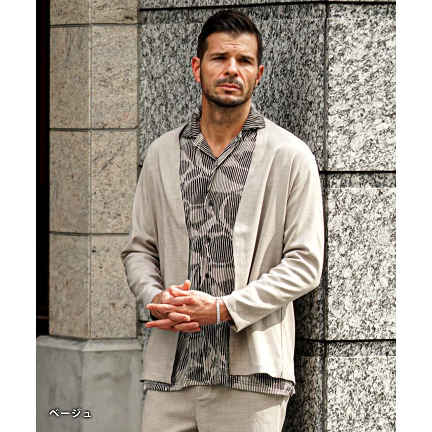 joker（ジョーカー） ノーカラージャケット メンズ カーディガン