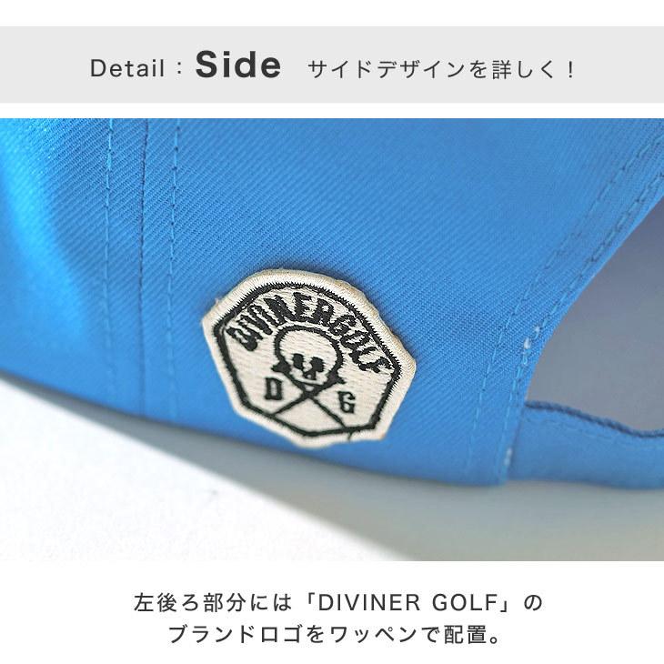 【DIVINER GOLF】 ゴルフ キャップ メンズ  ロゴ カラフル ゴルフウェア ベースボールキャップ 帽子 フラットキャップ スナップバック ゴルフキャップ｜evergreen92｜12