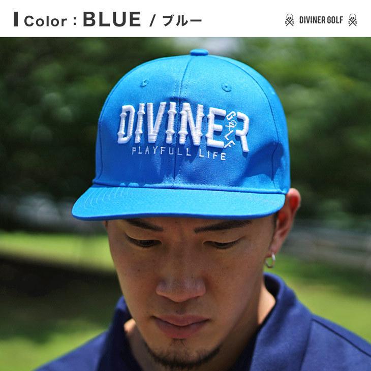 【DIVINER GOLF】 ゴルフ キャップ メンズ  ロゴ カラフル ゴルフウェア ベースボールキャップ 帽子 フラットキャップ スナップバック ゴルフキャップ｜evergreen92｜06