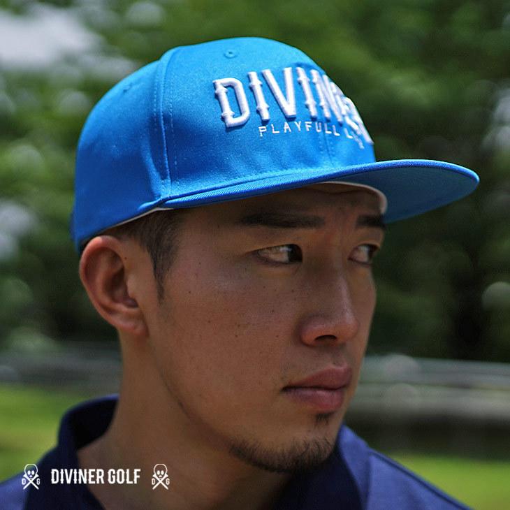 【DIVINER GOLF】 ゴルフ キャップ メンズ  ロゴ カラフル ゴルフウェア ベースボールキャップ 帽子 フラットキャップ スナップバック ゴルフキャップ｜evergreen92｜07