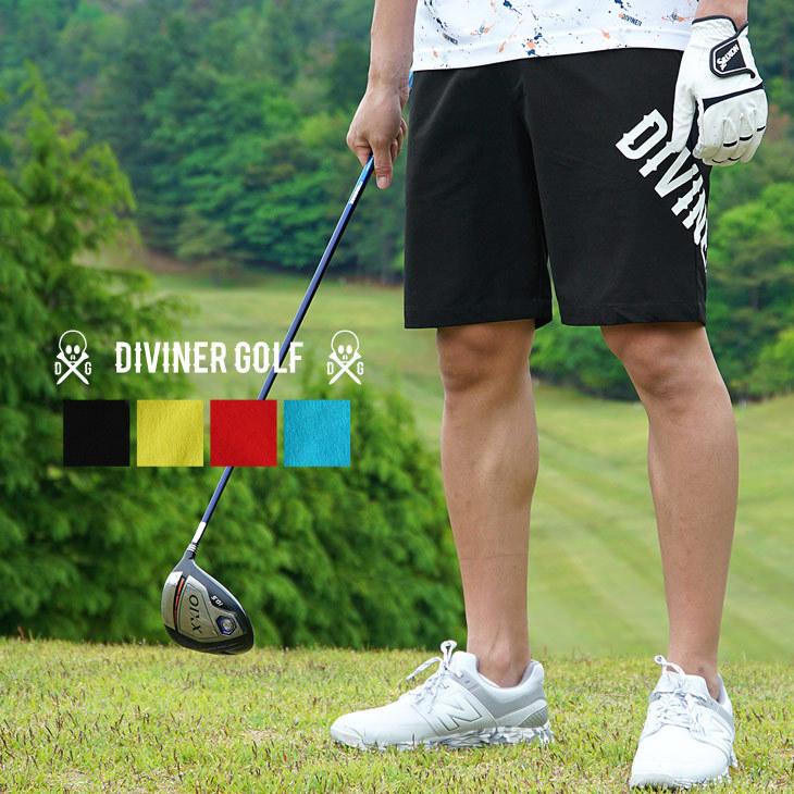 Diviner Golf ゴルフウェア メンズ ハーフパンツ 短パン パンツ 丈 ストレッチ 伸縮 大きいサイズ ブランド ショートパンツ サイドロゴ Joker By Evergreen 通販 Yahoo ショッピング