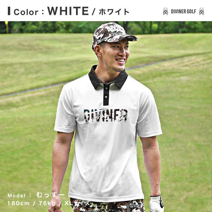25PXGメンズ ポロシャツ ゴルフウェア人気 夏 DIVINER GOLF 【DIVINER GOLF】 ゴルフウェア メンズ ポロシャツ