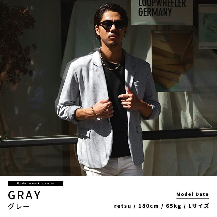 メンズビギ☆ヘリンボーン テーラードジャケット グレー メンズ LL おしゃれ ウールリネンミックスヘリンボーンジャケット｜メンズ