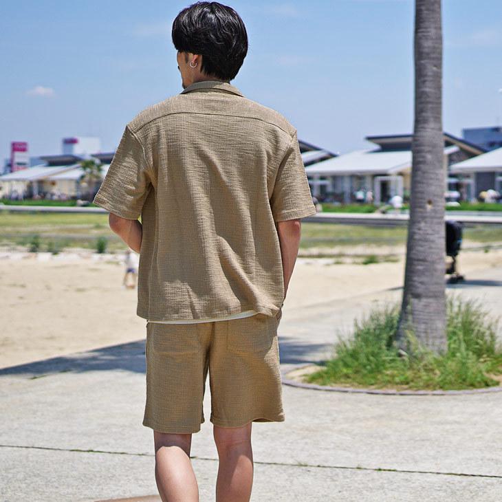 セットアップ メンズ 半袖 コーデセット シャツセットアップ メンズ 夏 セットアップ 半袖 メンズ シャツ メンズ ハーフパンツ 重ね着 夏服 夏物 Joker By Evergreen 通販 Yahoo ショッピング