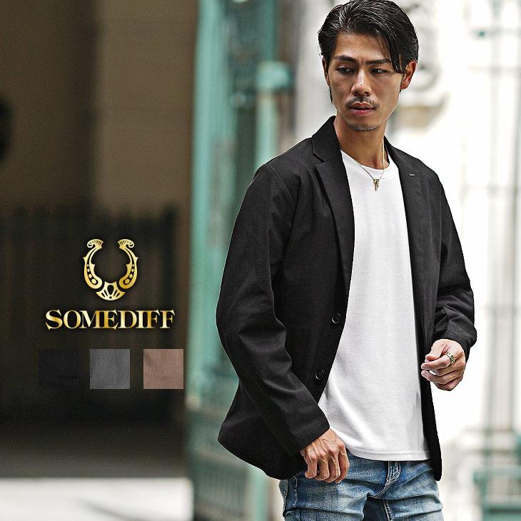 SOMEDIFF ジャケット メンズ 春 ストレッチ テーラード SOMEDIFF ジャケット メンズ 春 ストレッチ テーラード