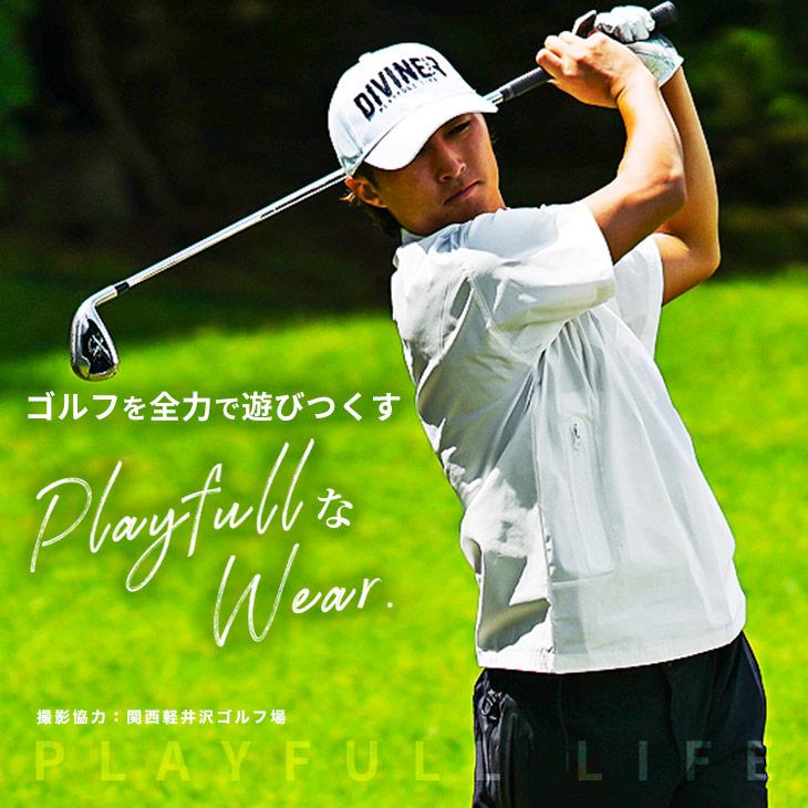 DIVINER GOLF 【DIVINER GOLF】ゴルフウェア メンズ 半袖 DIVINER GOLF 【DIVINER GOLF】ゴルフウェア メンズ 半袖