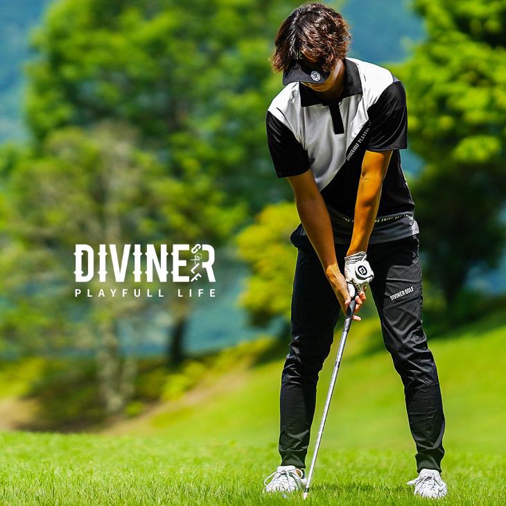 【DIVINER GOLF】 ゴルフウェア メンズ ポロシャツ メンズ ブランド ゴルフウェア メンズ ゴルフウェア おしゃれ ゴルフ服 夏 夏服 夏物 ディバイナーゴルフ｜evergreen92｜05