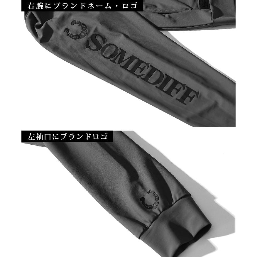 SOMEDIFF（サムディフ） パーカー メンズ 薄手 日焼け防止 ラッシュ