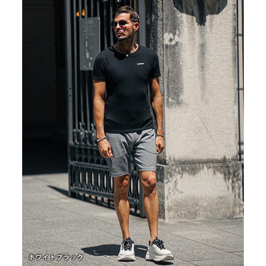 8 YARDS メンズセパレートショーツ ブラック/ホワイト 8YARDS / Men's SIDE SLIT SHORTS
