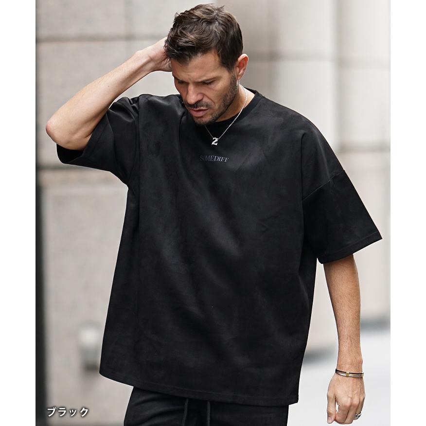 服/ファッション Tシャツ メンズ SOMEDIFF（サムディフ） オーバーサイズ Tシャツ メンズ 半袖 Tシャツ