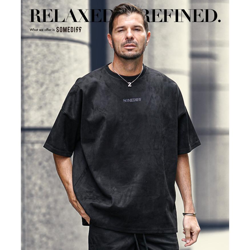 SOMEDIFF（サムディフ） オーバーサイズ Tシャツ メンズ 半袖 Tシャツ
