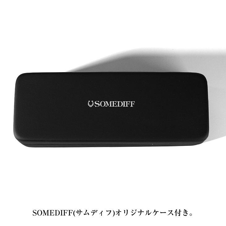 サングラス メンズ 薄い 色 伊達メガネ メンズ ブロー型 ブランド カラーレンズ クリアレンズ おしゃれ スクエア グラサン サーフ系 ちょいワル お兄系 | SOMEDIFF | 15