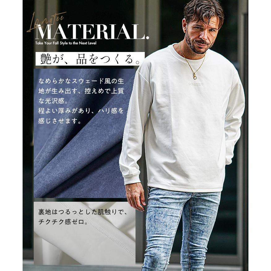 SOMEDIFF（サムディフ） 長袖Tシャツ メンズ 大きいサイズ ロンT