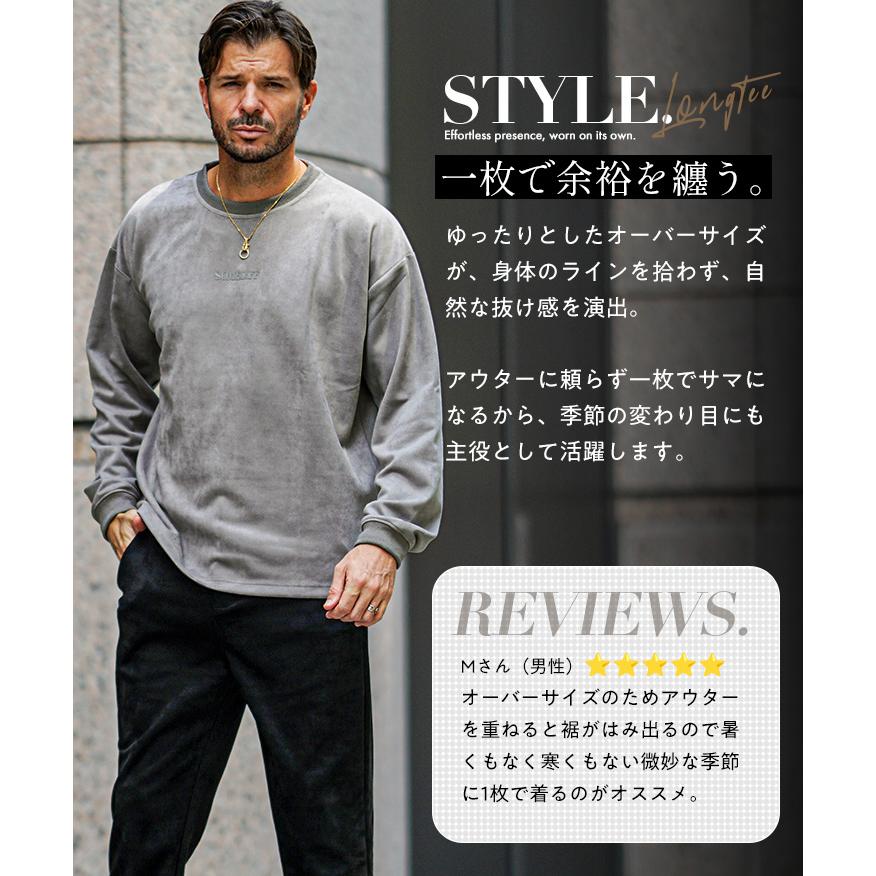 SOMEDIFF（サムディフ） 長袖Tシャツ メンズ 大きいサイズ ロンT