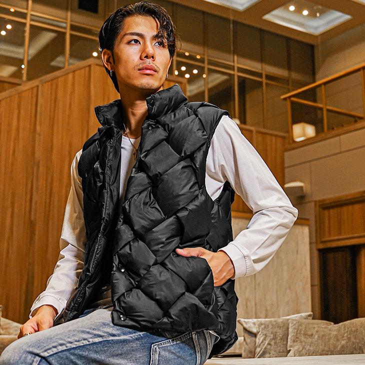 SOMEDIFF（サムディフ） ベスト メンズ ブランド 軽量 ダウン メンズ