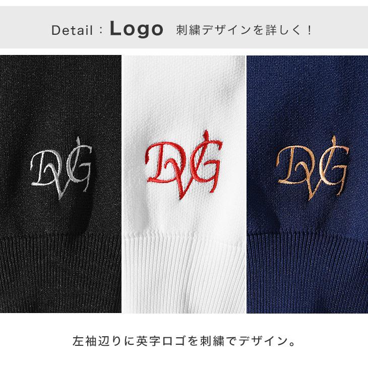 #FR2 GOLF ロゴフルパターン　コットンニット　トップス　メンズ　M DIVINER GOLF（ディバイナー ゴルフ） 【DIVINER GOLF】ゴルフウェア