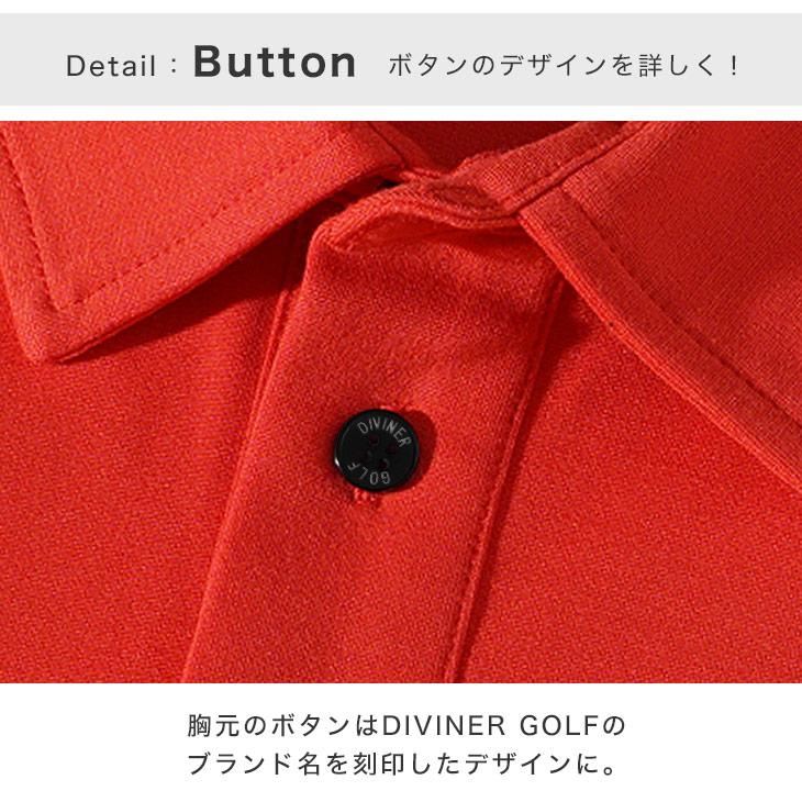 【DIVINER GOLF】ゴルフウェア メンズ ポロシャツ メンズ 長袖 切り替え 長袖ポロシャツ メンズ ブランド ゴルフ トップス 秋物 秋冬 ディバイナーゴルフ | DIVINER GOLF | 12