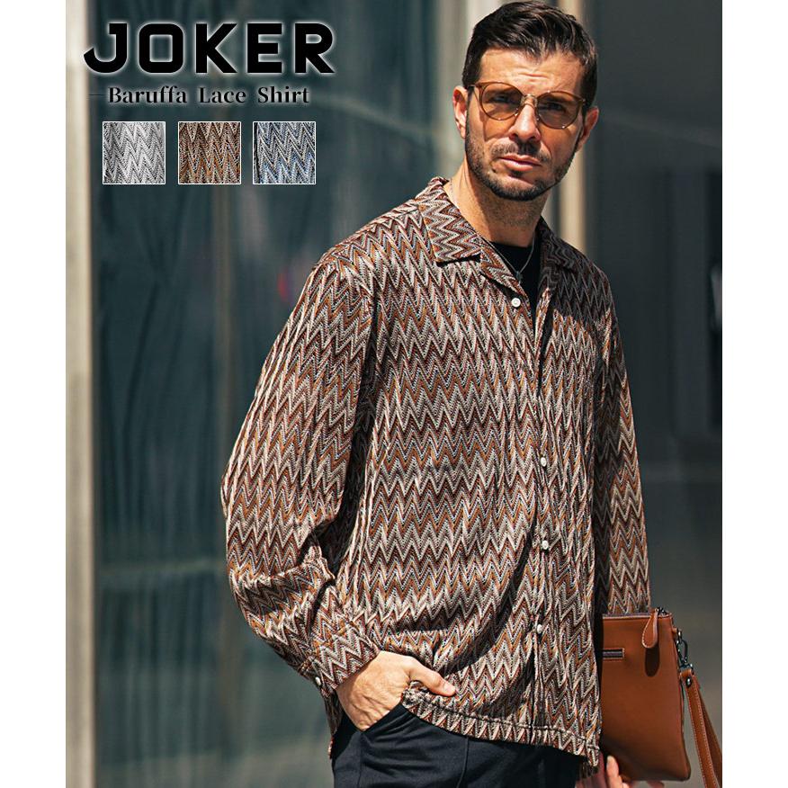 joker（ジョーカー） シャツ メンズ カジュアルシャツ 春 シャツ