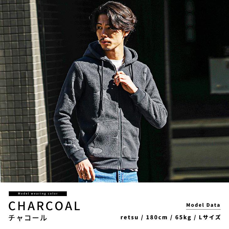 joker（ジョーカー） パーカー メンズ ボア ジップパーカー メンズ