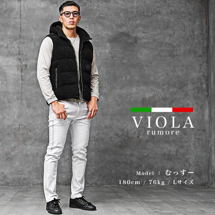 VIOLA rumore ヴィオラ 中綿ベスト メンズ ブランド アウター VIOLA rumore ヴィオラ 中綿ベスト メンズ ブランド アウター