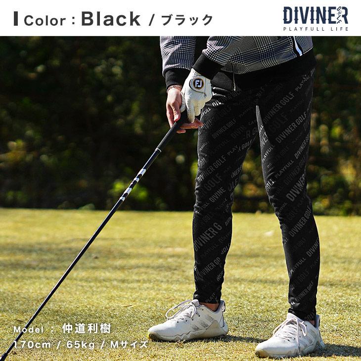 【DIVINER GOLF】ゴルフウェア メンズ ボトムス メンズ ブランド ロングパンツ 総柄 ゴルフウェア ロゴ おしゃれ ゴルフパンツ 春 ディバイナーゴルフ｜evergreen92｜06