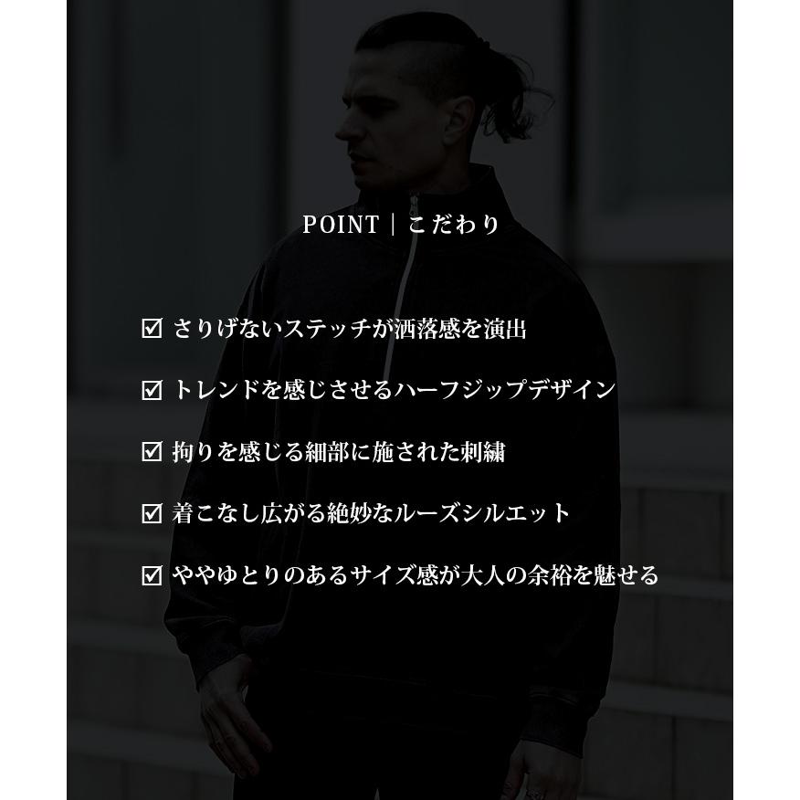 joker（ジョーカー） スウェット メンズ 大きいサイズ ハーフジップ