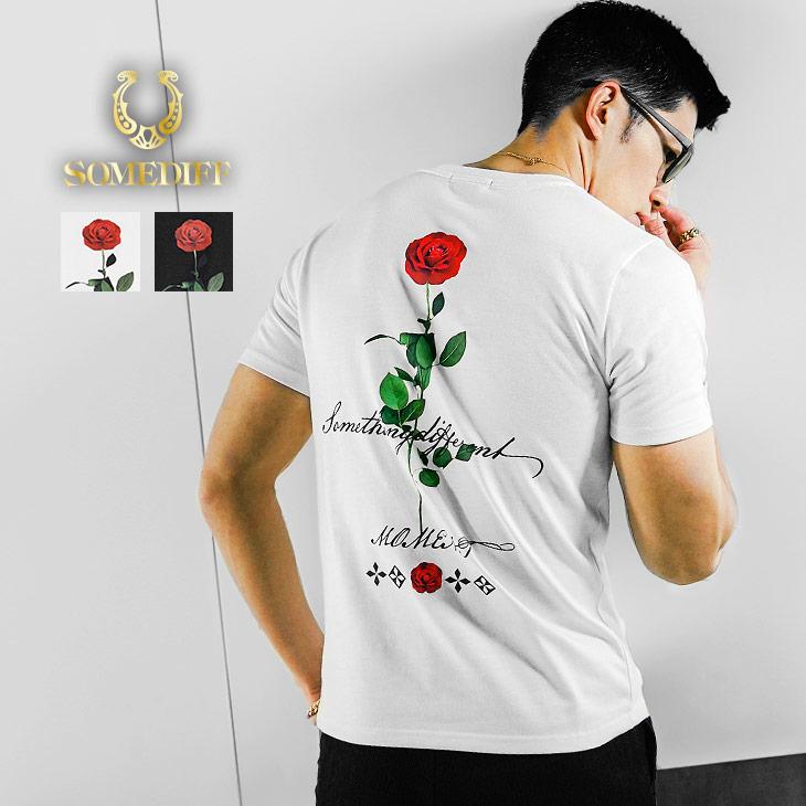 joker（ジョーカー） クルーネック メンズ 半袖Tシャツ ブランド バラ