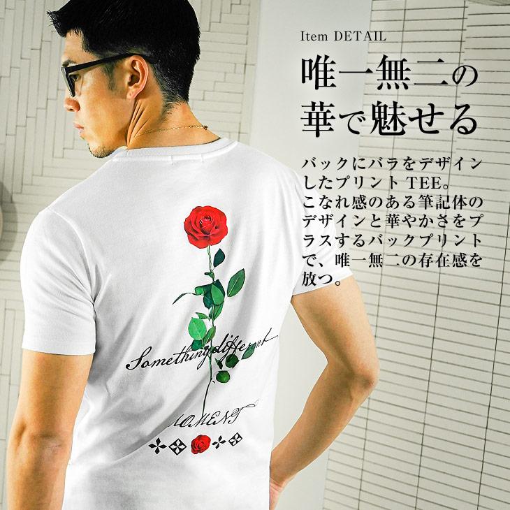 joker（ジョーカー） クルーネック メンズ 半袖Tシャツ ブランド バラ