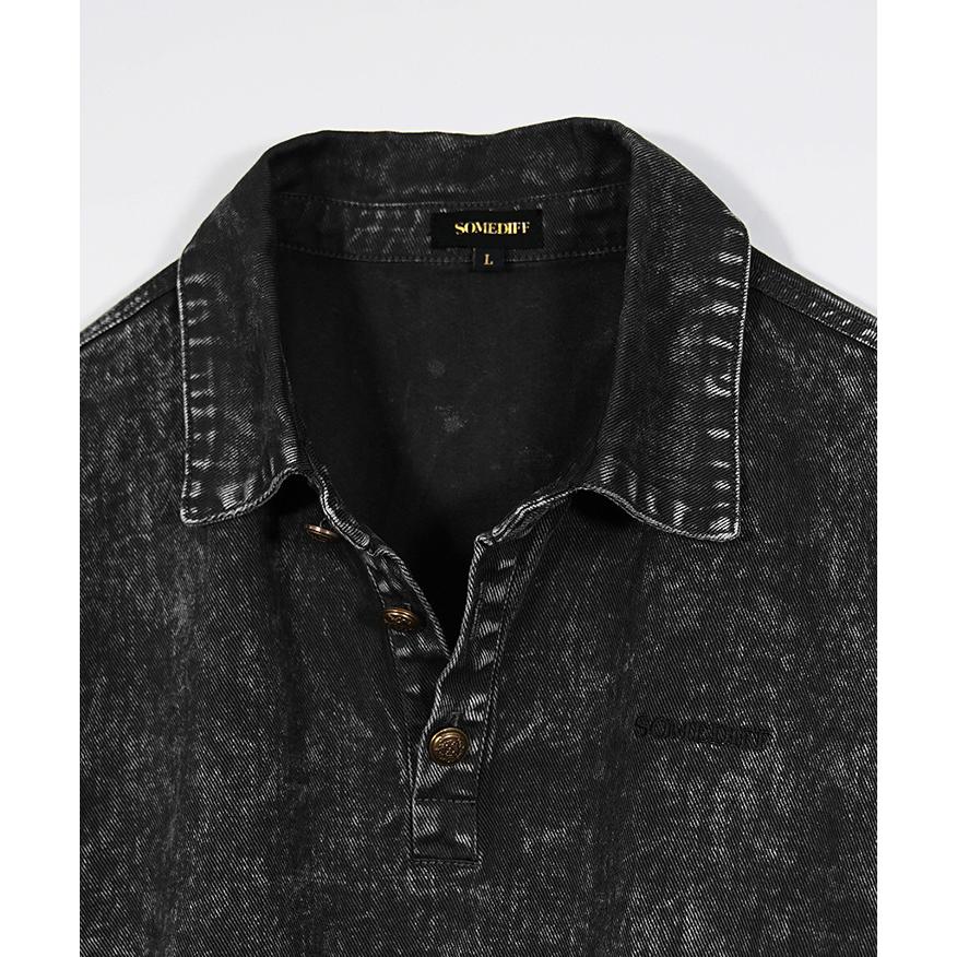 SOMEDIFF（サムディフ） セーター メンズ ビッグサイズ ニットポロ