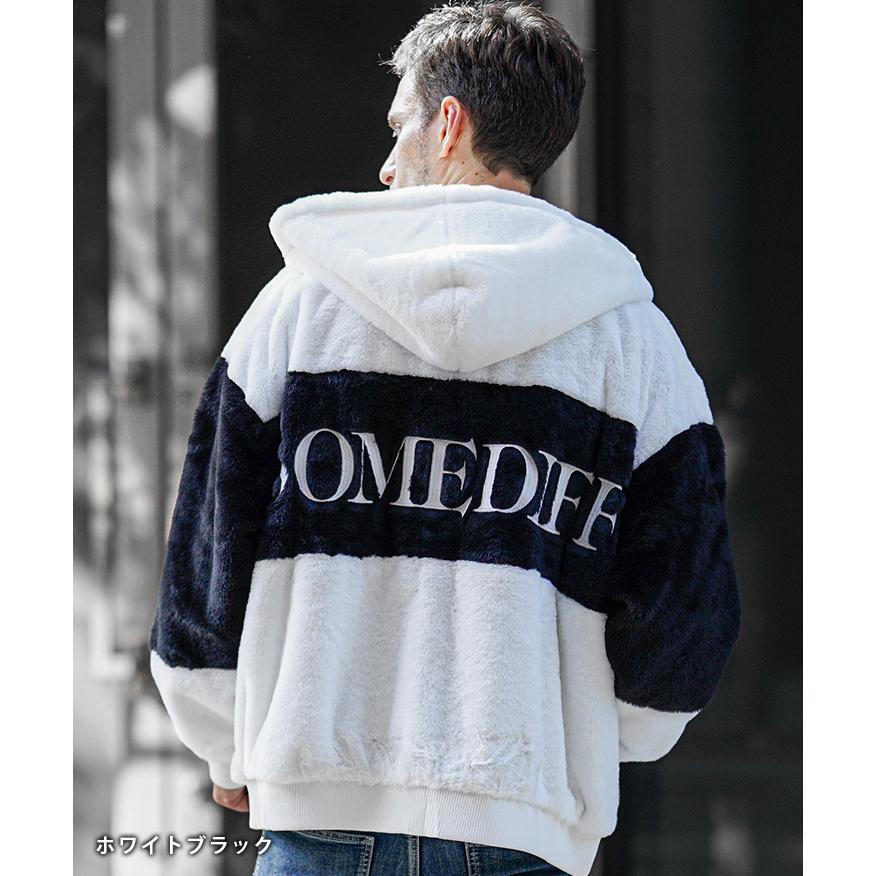 SOMEDIFF（サムディフ） アウター メンズ ブランド ファー ブルゾン