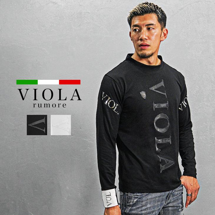 VIOLA rumore（ヴィオラ ルモーレ） ヴィオラ 長袖Tシャツ メンズ ロゴ