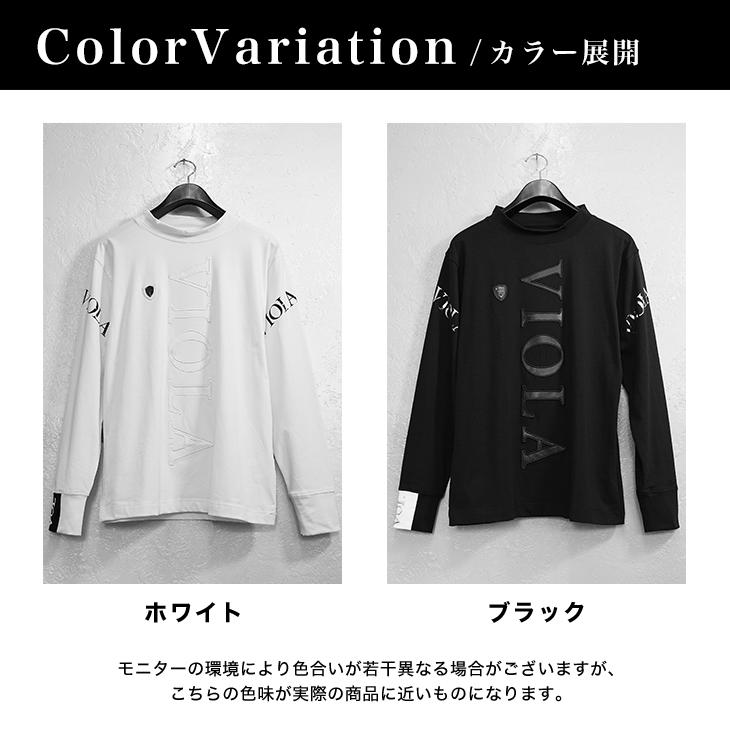 その他ブランド / wild dancer/長袖シャツ/--/レーヨン/BLK VIOLA rumore（ヴィオラ ルモーレ） ヴィオラ 長袖Tシャツ メンズ ロゴ