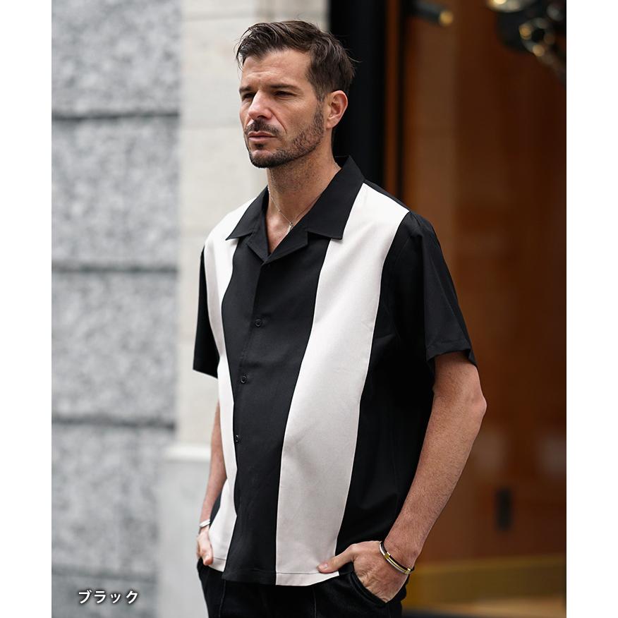 SOMEDIFF（サムディフ） オープンカラーシャツ メンズ 半袖 キューバ