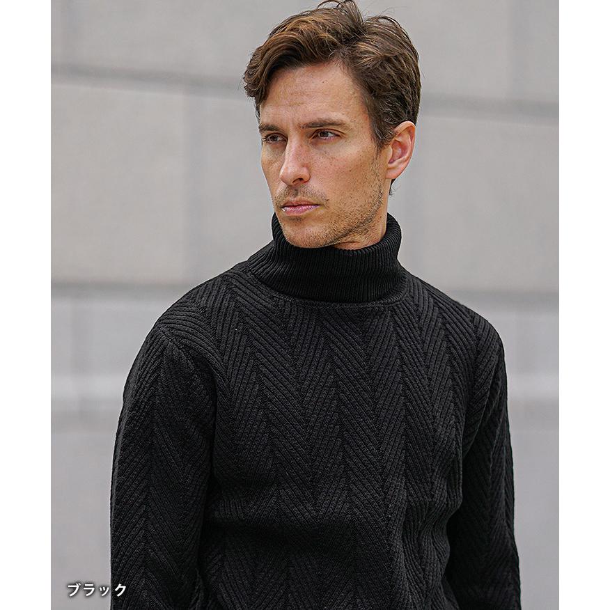 joker（ジョーカー） ニット メンズ タートルネック セーター メンズ
