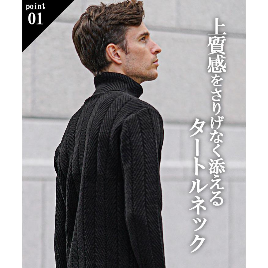 joker（ジョーカー） ニット メンズ タートルネック セーター メンズ