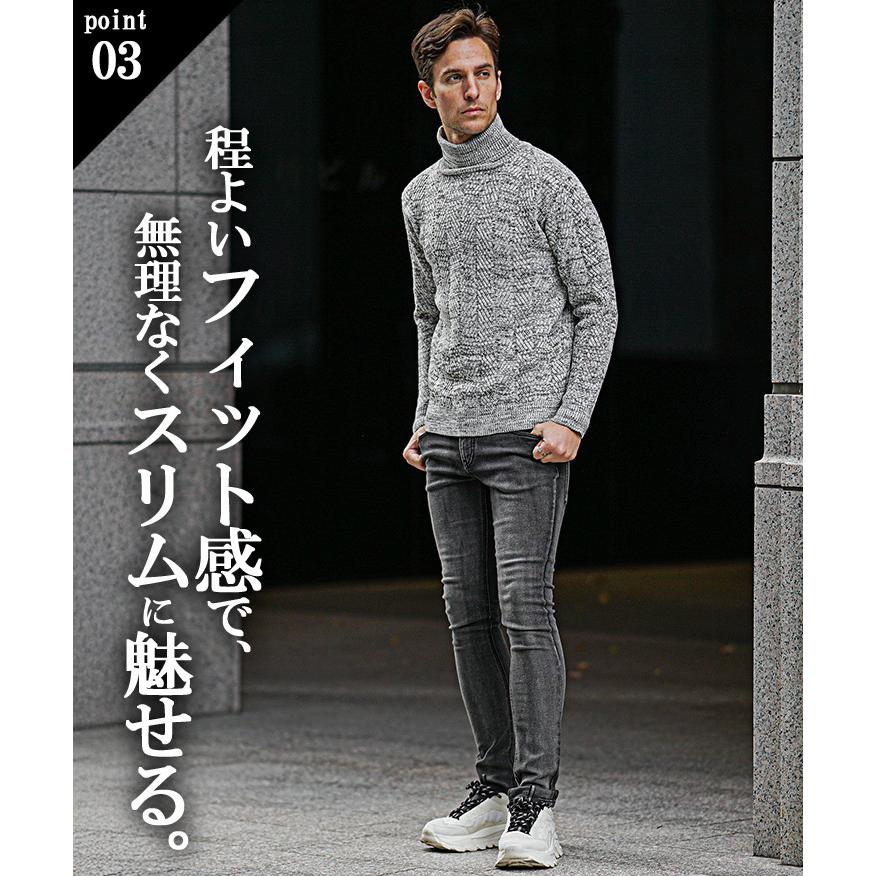 joker（ジョーカー） ニット メンズ タートルネック セーター メンズ