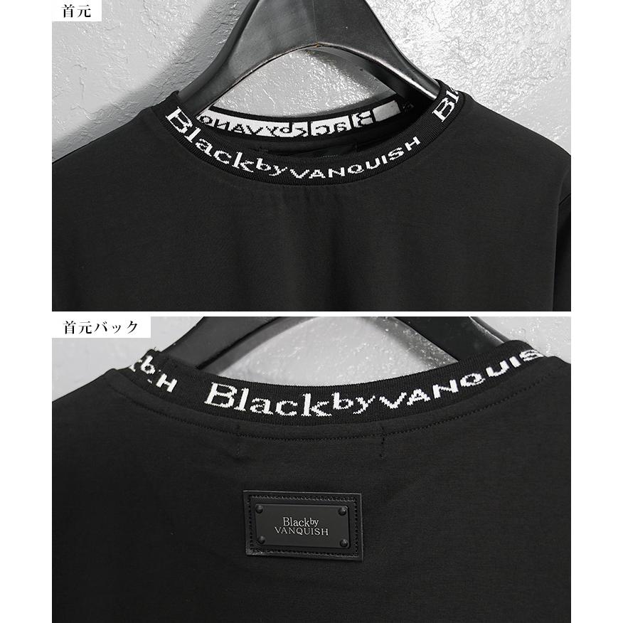 BLACK by VANQUISH（ブラックバイバンキッシュ） クルーネック Tシャツ