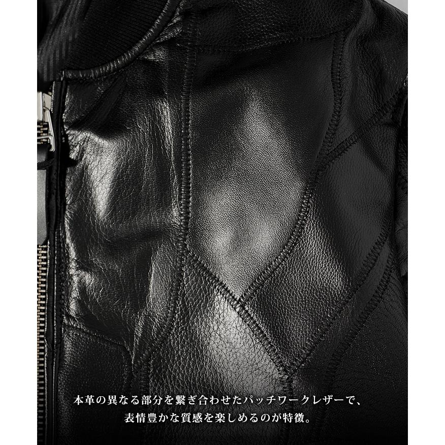 joker 革ジャン メンズ 本革 レザージャケット パッチワーク joker 革ジャン メンズ 本革 レザージャケット パッチワーク
